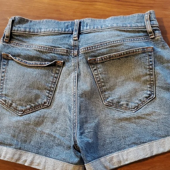 LOFT Classic Blue Denim Jean Shorts - Picture 4 of 4